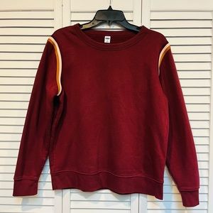 Old Navy maroon pull over size M
